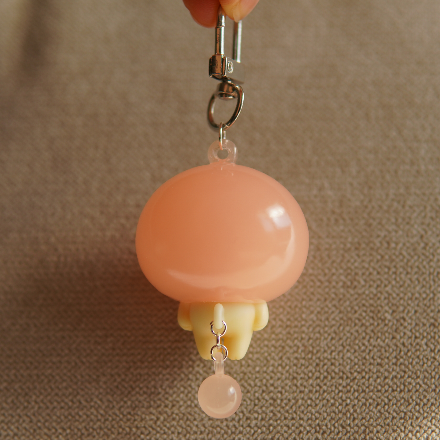 Jelly Lion Keychain | Peach