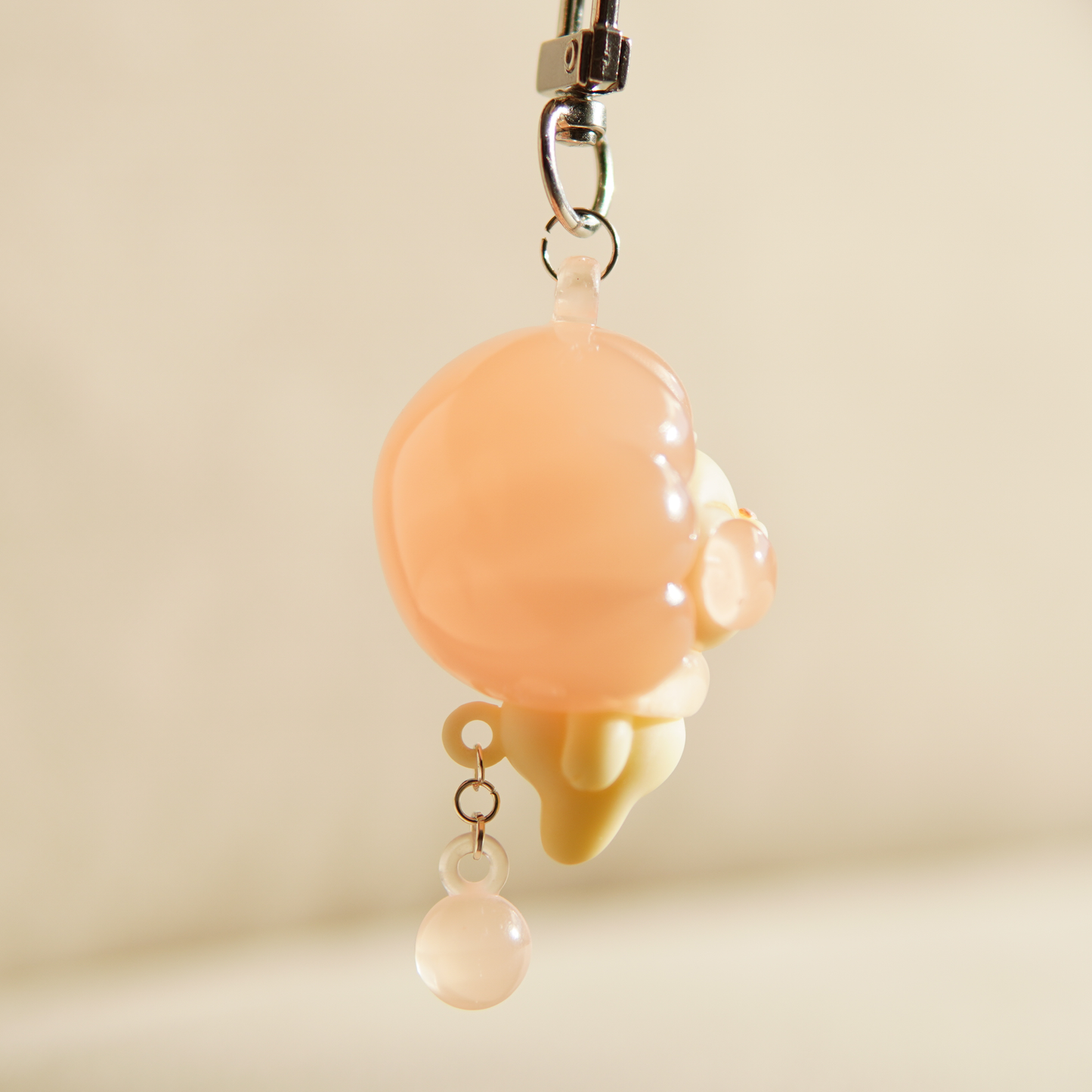 Jelly Lion Keychain | Peach