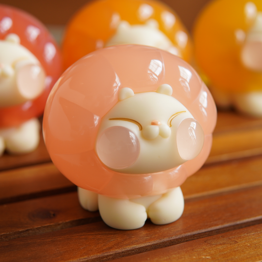 Mini Chilling Jelly Lion | Peach